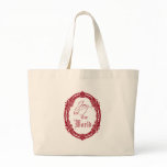 Ornate Oval Joy to the World Tote Bags