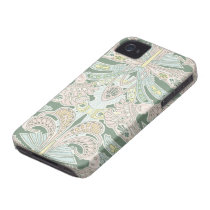 ornate pastel art nouveau pattern art case-mate iphone 4 case