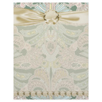 ornate pastel art nouveau pattern art personalized letterhead