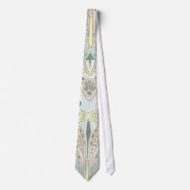 ornate pastel art nouveau pattern art neckties