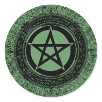 Ornate Pentacle Sticker