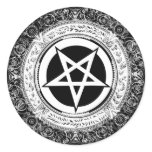 Ornate Pentagram stickers