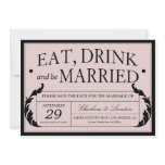 ORNATE PINK VINTAGE WEDDING | SAVE THE DATE INVITATION