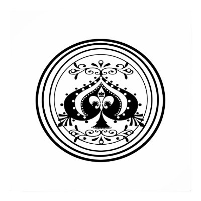 Ornate Poker Art Design Posters by londie