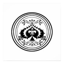 Ornate Poker Art Design posters by londie Ornate Poker Art Design posters