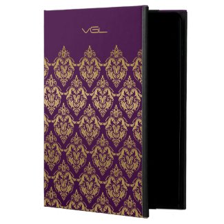 Ornate Purple And Gold Lace Pattern Powis iPad Air 2 Case