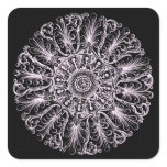 Ornate Rosette Victorian Wedding Envelope Seal Stickers