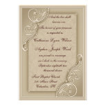 Ornate Scroll Personalized Invite
