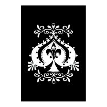 Ornate Spade Design posters by londie Ornate Spade Design posters