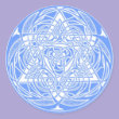 Ornate Star of David Stickers