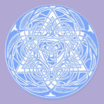 Ornate Star of David Stickers
