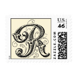 Ornate Vintage Monogram 'R'- Stamp