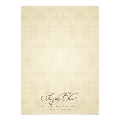 Ornate Vintage Wedding Invitations