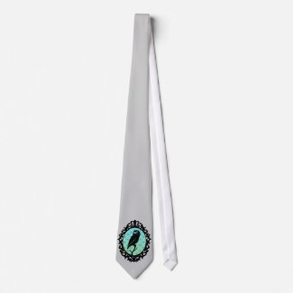 Ornated Framed Owl tie