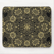 Oro negro alfombrilla de ratón