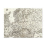 Orograph Europa - Physical Map of Europe Post Cards