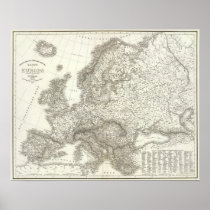 Orograph Europa - Physical Map of Europe