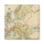 Orographic map of Europe Fridge Magnet