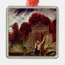 Orpheus at the Tomb of Eurydice Christmas Ornament