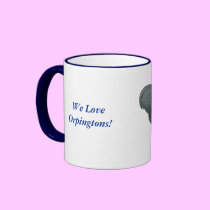 Orpington:  Blue Pair mugs