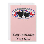 Orpington Club Logo Custom Invitations