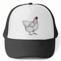 Orpington White Hen Mesh Hat
