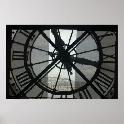 Orsay Clock Paris Poster