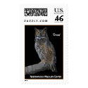 'Orson' Great Horned Owl postage