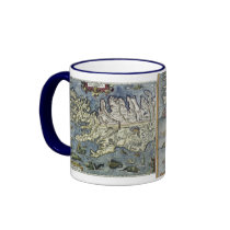 Ortelius Map Sea Monsters Mug
