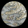 Ortelius Map Sea Monsters Sticker