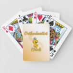 Orthodontist Chick Playing Cards