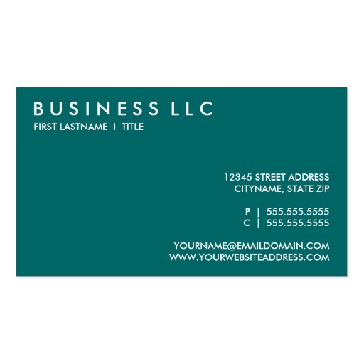 ORTHODONTIST (mod squares) Business Card Template (back side)