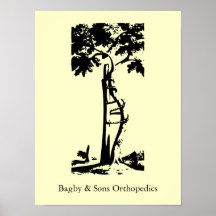 Orthopedic Crooked Tree Print