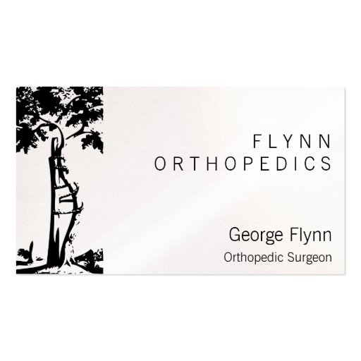 Orthopedic Surgery Crooked Tree Business Card Templates