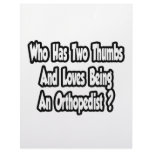 Orthopedist Joke...Two Thumbs Custom Letterhead