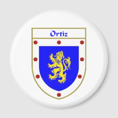 Ortiz Coat of Arms/Family Crest Refrigerator Magnets by NameGame