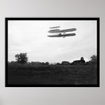 Orville Flying High in Airplane 1905 Posters