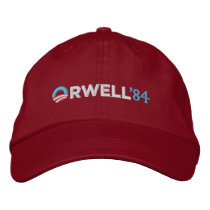 Orwell 1984 Hat embroidered hats by Libertymaniacs Orwell 1984 Hat embroidered hats