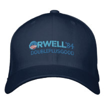 Orwell 1984 Hat embroidered hats by Libertymaniacs Orwell 1984 Hat embroidered hats