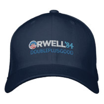 Orwell 1984 Hat embroidered hats by Libertymaniacs Orwell 1984 Hat embroidered hats