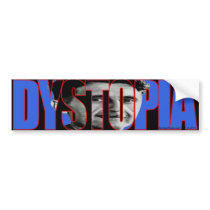 Orwell Dystopia Bumper Sticker