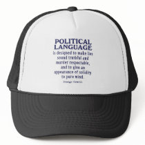 Orwell on Political Language Mesh Hats
