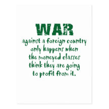 Orwell on War Post Card