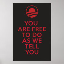 Orwellian Obama 2 Poster