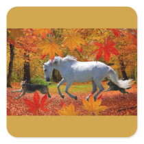 OSADA'S FALL FUN SQUARE STICKER