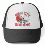 Osage City Indians Crashing Helmets hats