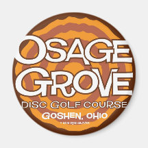 Osage Grove Disc Golf Magnet