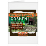 Osage Grove Goshen Disc Golf Grand Opening cards