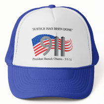 Osama Bin Laden Dead - Justice has been done Mesh Hats