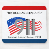 Osama Bin Laden Dead - Justice has been done Mouse Pad